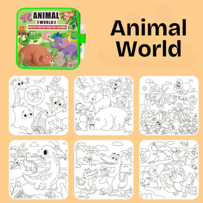 Libro Mágico Reutilizable – Dibujo con Agua sin Desorden